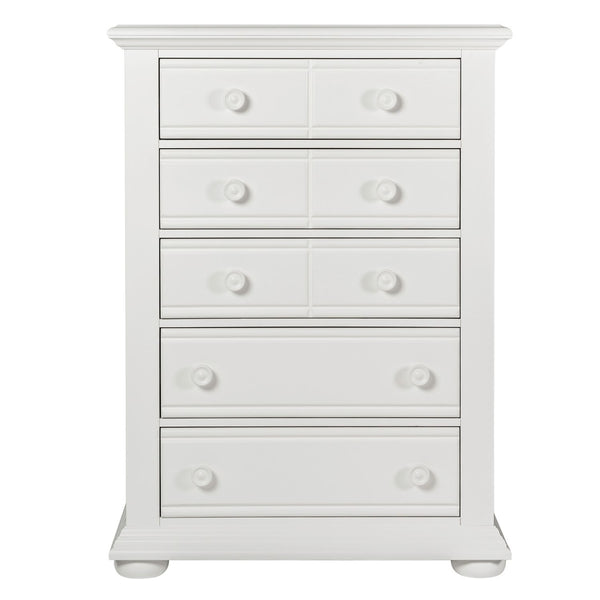 Summer House I Queen Panel Bed, Dresser & Mirror, Chest, Night Stand - 607-BR-QPBDMCN