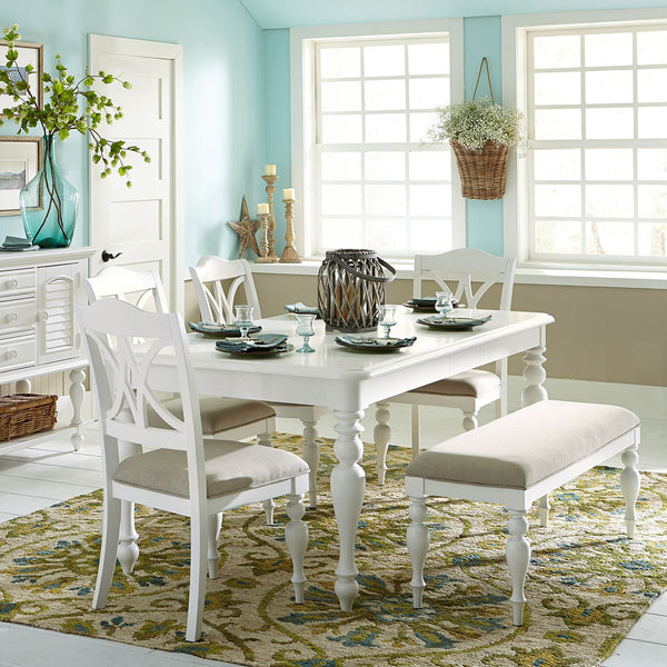 Summer House 6 Piece Rectangular Table Set - 607-CD-6RTS