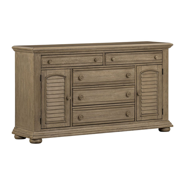 Summer House 2 Door 5 Drawer Dresser - 607N-BR32