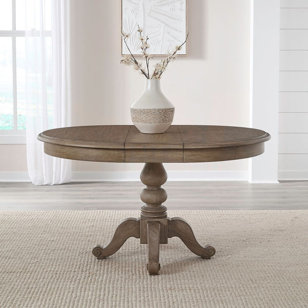 Summer House Pedestal Table Set - 607N-CD-PDS
