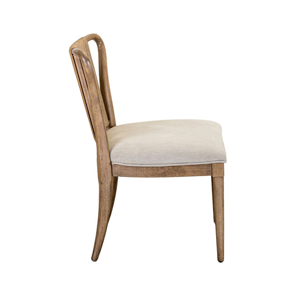 Sheridan Pointe Shaped Corded Back Side Chair (RTA) - 611-C9501S