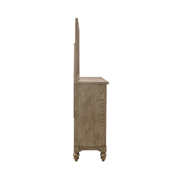 Americana Farmhouse Dresser & Mirror - 615-BR-DM