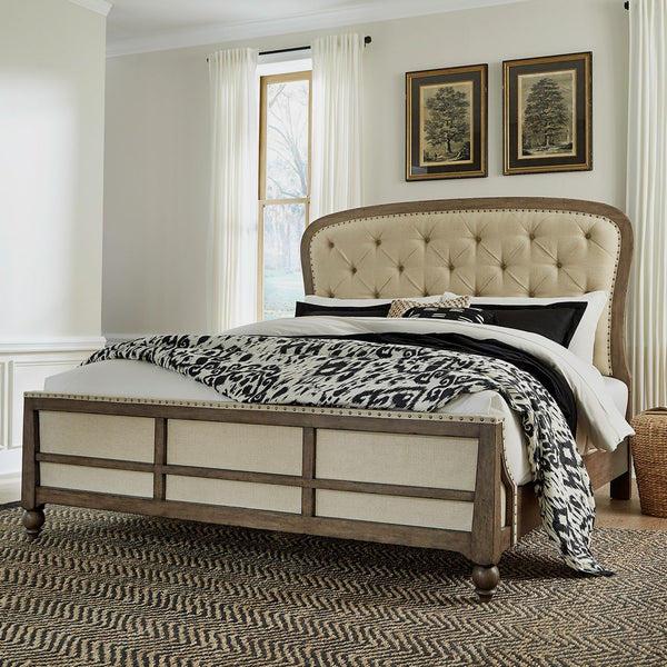 Americana Farmhouse King Shelter Bed - 615-BR-KSH