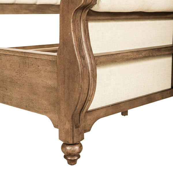 Americana Farmhouse King Sleigh Bed - 615-BR-KSL