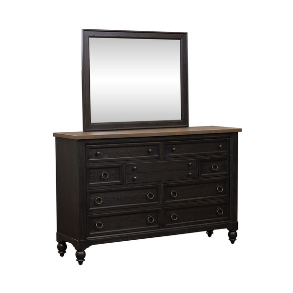 Americana Farmhouse Opt Dresser & Mirror - 615-BR-ODM