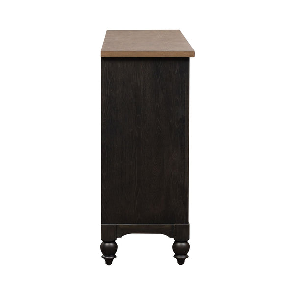 Americana Farmhouse 9 Drawer Dresser - Black - 615-BR31-B