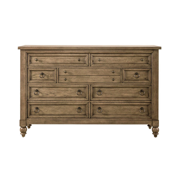 Americana Farmhouse 9 Drawer Dresser - 615-BR31