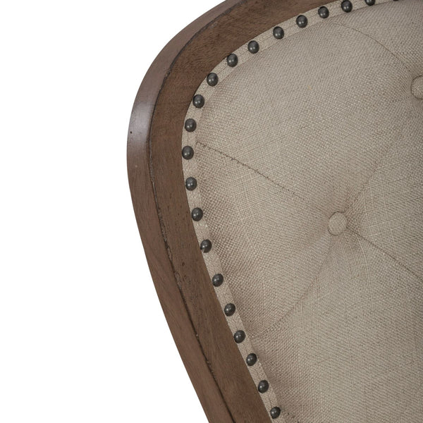 Americana Farmhouse Uph Tufted Back Side Chair - 615-C0501S