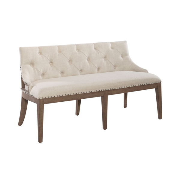 Americana Farmhouse Uph Shelter Dining Bench - 615-C6501B
