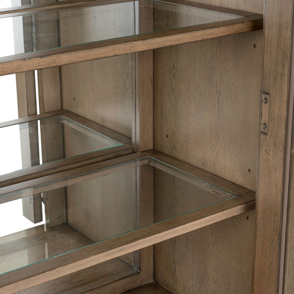 Americana Farmhouse Arched Display Cabinet - 615-DC4688