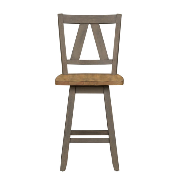 Lindsey Farm Counter Height Swivel Chair (RTA) - 62-B250324