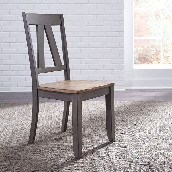 Lindsey Farm Splat Back Side Chair (RTA) - 62-C2500S