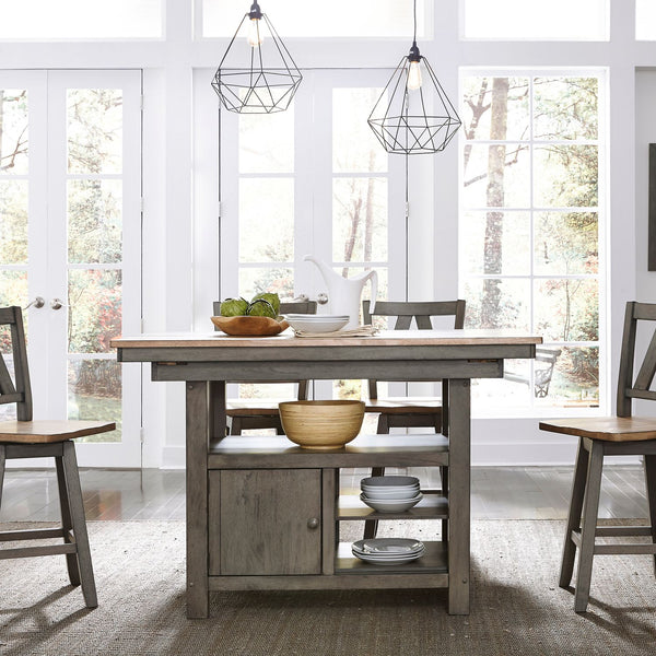 Lindsey Farm 5 Piece Gathering Table Set - 62-CD-5GTS