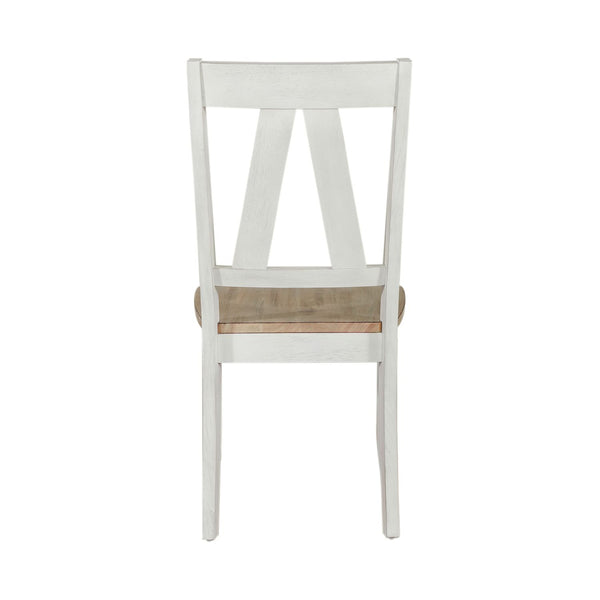 Lindsey Farm Splat Back Side Chair (RTA) - 62WH-C2500S