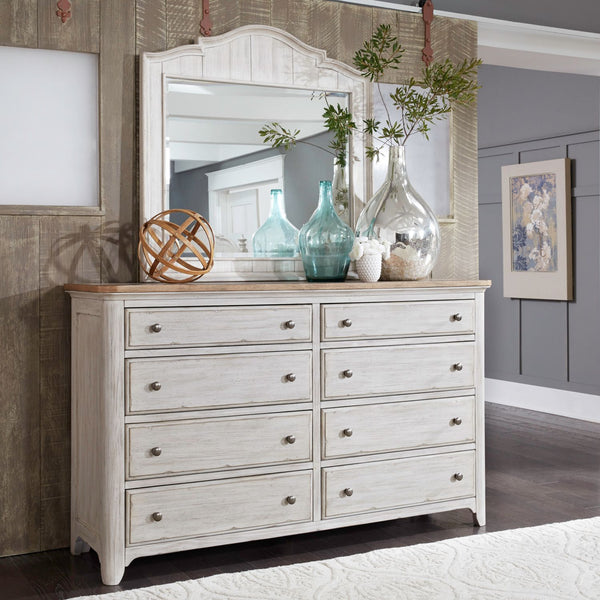Farmhouse Reimagined Dresser & Mirror - 652-BR-DM