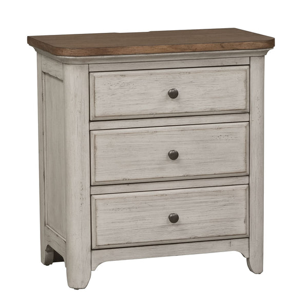 Farmhouse Reimagined King Sleigh Bed, Dresser & Mirror, Night Stand - 652-BR-KSLDMN