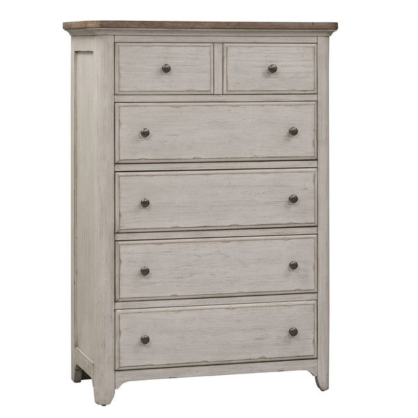 Farmhouse Reimagined 5 Drawer Chest - 652-BR41