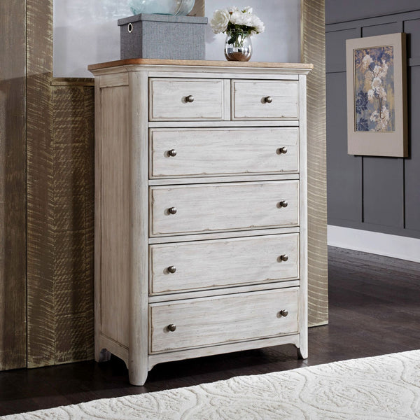 Farmhouse Reimagined 5 Drawer Chest - 652-BR41