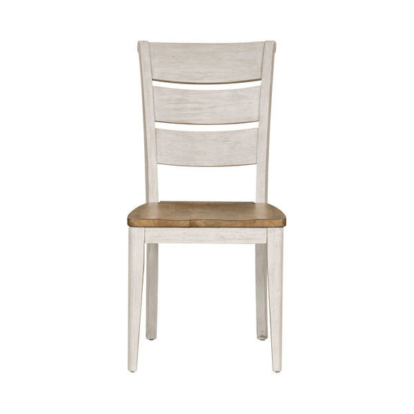 Farmhouse Reimagined Ladder Back Side Chair (RTA) - 652-C2000S
