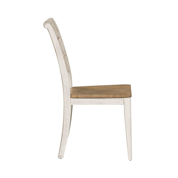 Farmhouse Reimagined Ladder Back Side Chair (RTA) - 652-C2000S