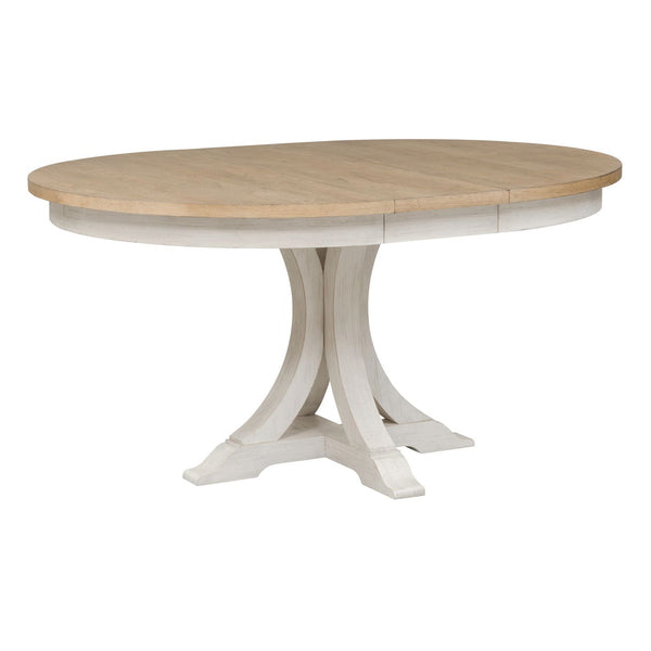Farmhouse Reimagined Pedestal Table - 652-DR-PDS