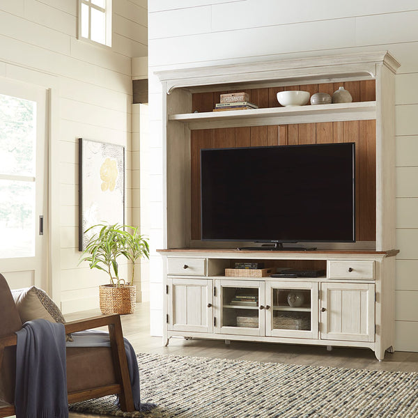Farmhouse Reimagined Opt Entertainment Center - 652-ENT-OEN
