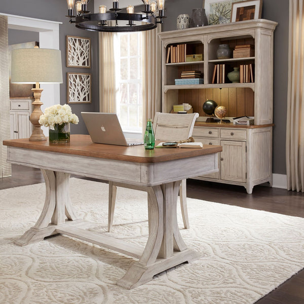 Farmhouse Reimagined 3 Piece Desk & Hutch Set - 652-HO-3DH