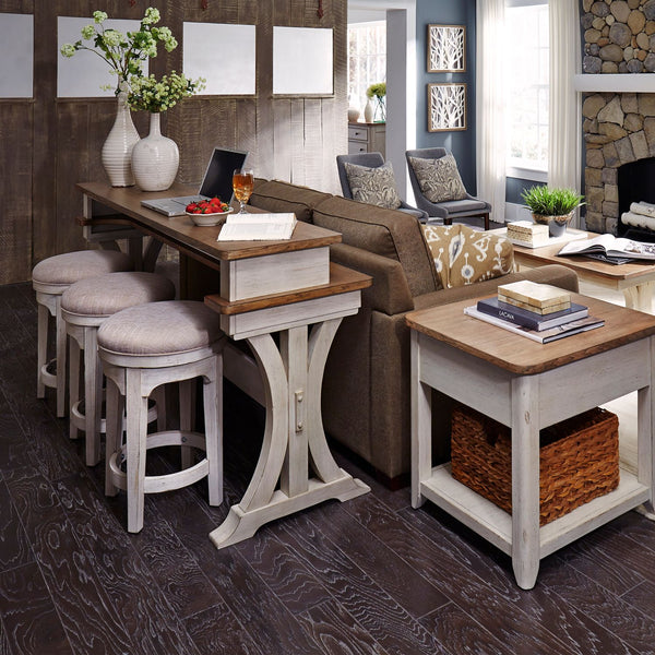 Farmhouse Reimagined Console Bar Table - 652-OT7636