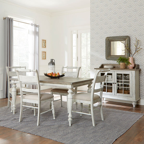 Whitney 5 Piece Rectangular Table Set - 661W-CD-5RLS