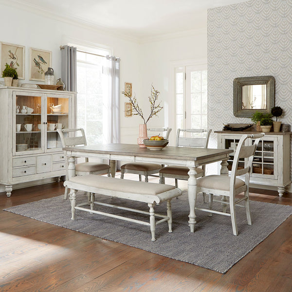 Whitney 6 Piece Rectangular Table Set - 661W-CD-6RTS