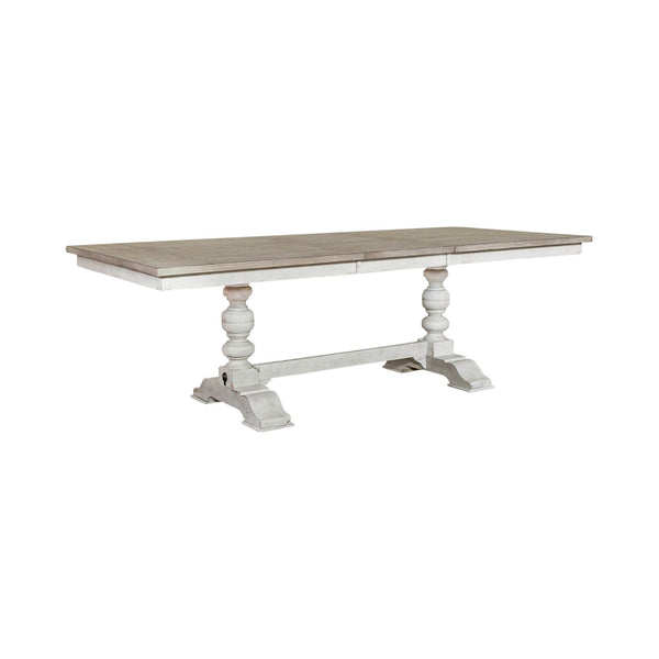 Whitney 6 Piece Trestle Table Set - 661W-CD-6TRS
