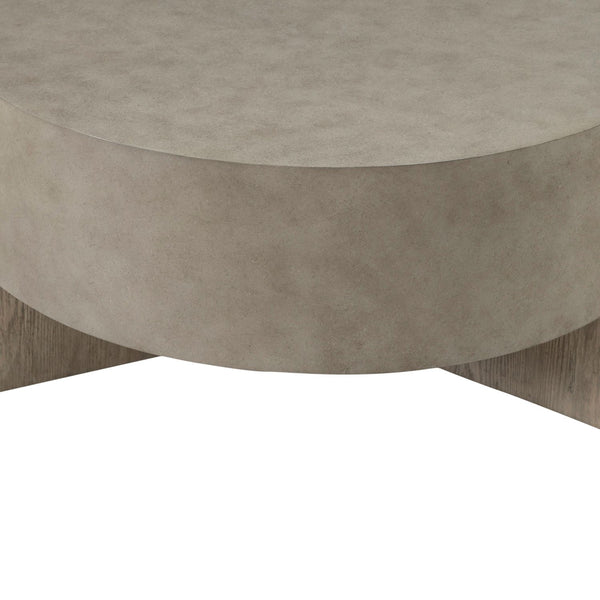 Affinity Round Cocktail Table - 674-OT1010