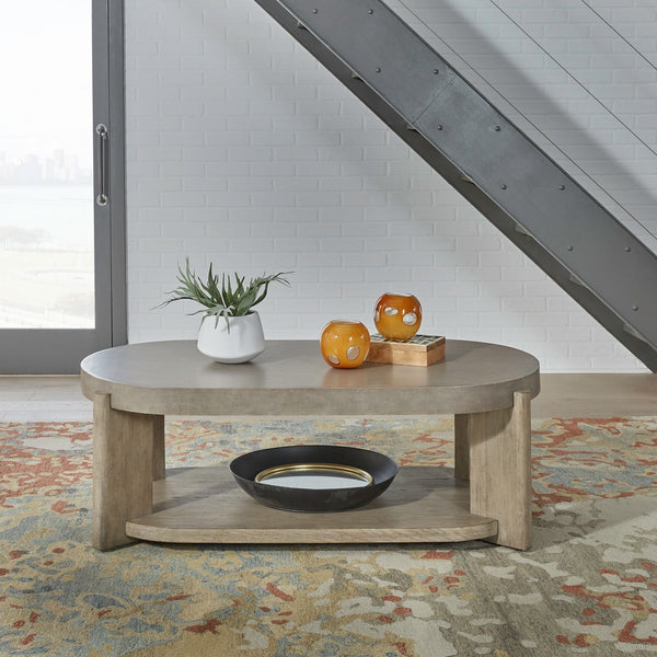 Affinity Oval Cocktail Table - 674-OT1011