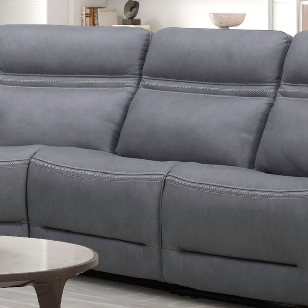 Cooper Armless Chair - Blue Gray