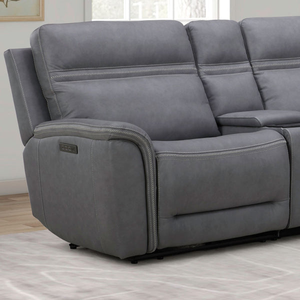 Cooper L Arm Recliner P3 & ZG - Blue Gray - 7007BG-43LP