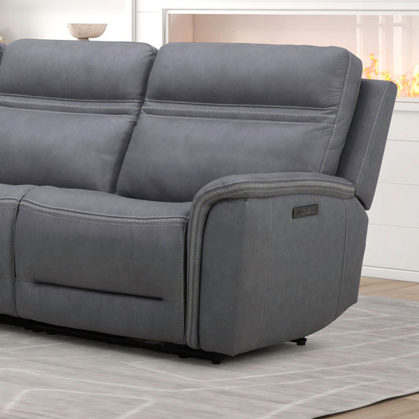 Cooper R Arm Recliner P3 & ZG - Blue Gray - 7007BG-43RP