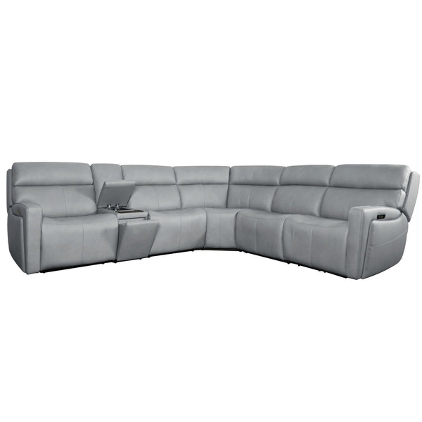 Chase 6 Piece Sectional - 7026GR-UPH-6PCSEC