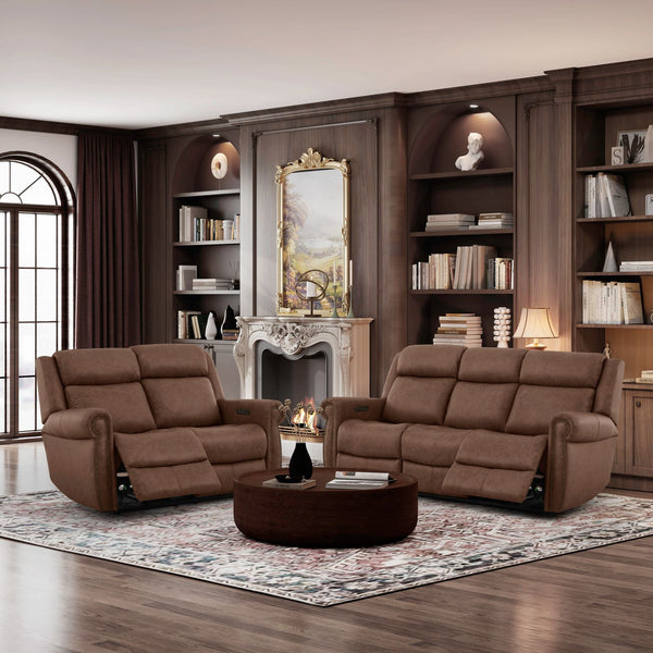 Carlton Sofa & Loveseat - 7029VB-UPH-SOLO