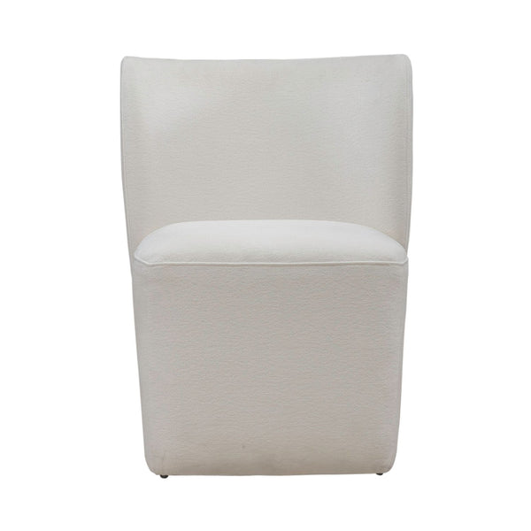 Accent Dining Chair w/ Casters - Ivory - 728-ADC90-IV