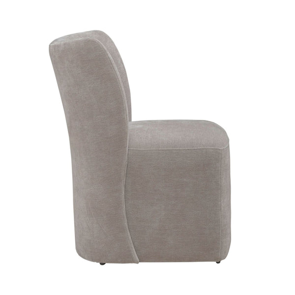Accent Dining Chair w/ Casters - Truffle - 728-ADC90-TR