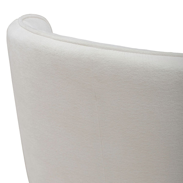 Accent Dining Chair w/ Casters - Ivory - 730-ADC90-IV