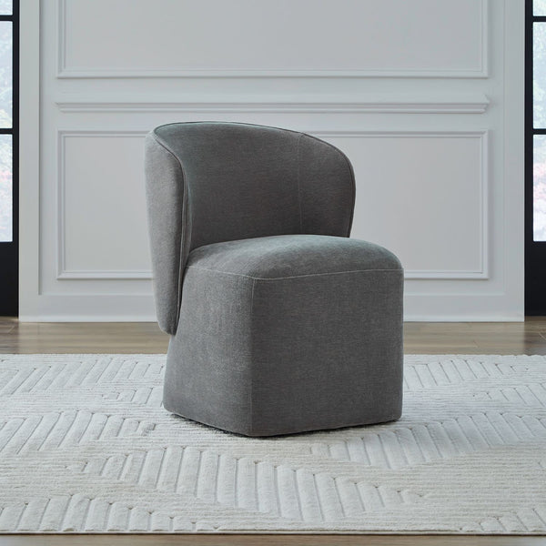 Accent Dining Chair w/ Casters - Sapphire - 730-ADC90-SP