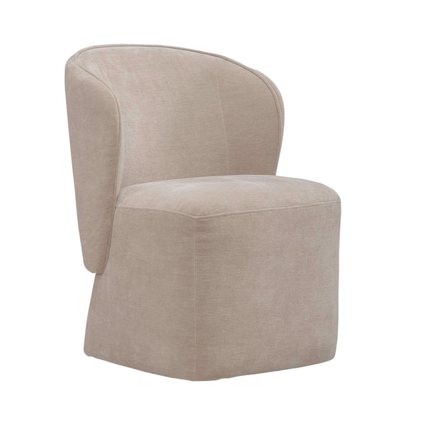 Accent Dining Chair w/ Casters - Wicker - 730-ADC90-WK