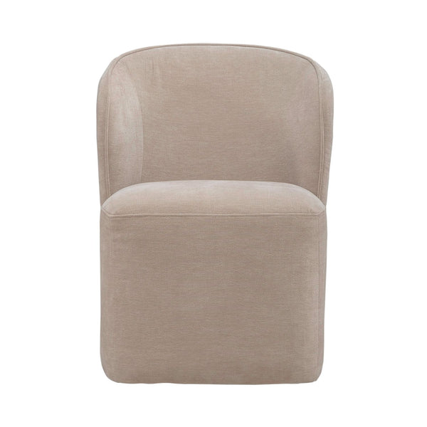 Accent Dining Chair w/ Casters - Wicker - 730-ADC90-WK