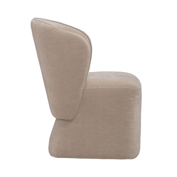 Accent Dining Chair w/ Casters - Wicker - 730-ADC90-WK