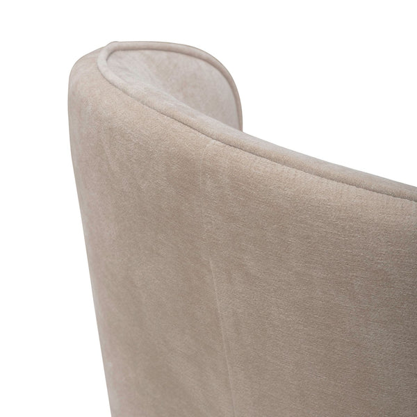 Accent Dining Chair w/ Casters - Wicker - 730-ADC90-WK