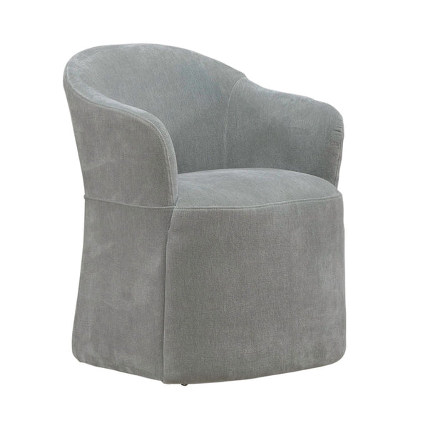Accent Dining Chair w/ Casters - Sapphire - 731-ADC90-SP