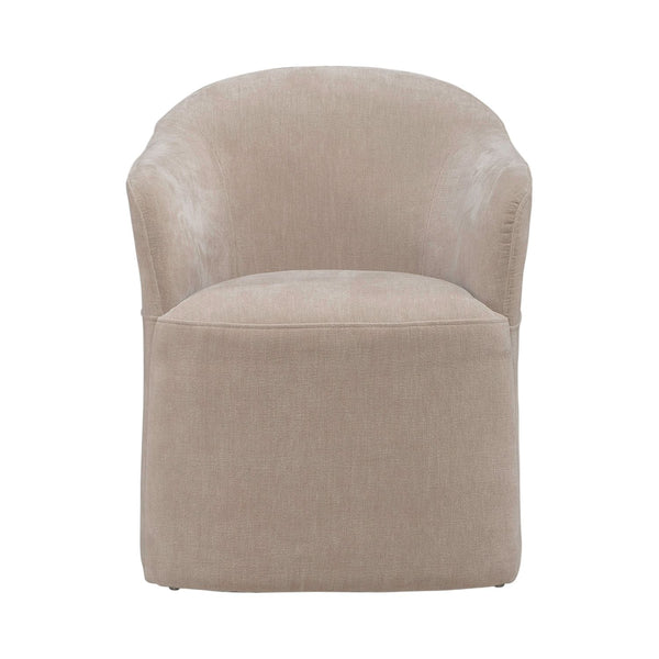Accent Dining Chair w/ Casters - Wicker - 731-ADC90-WK