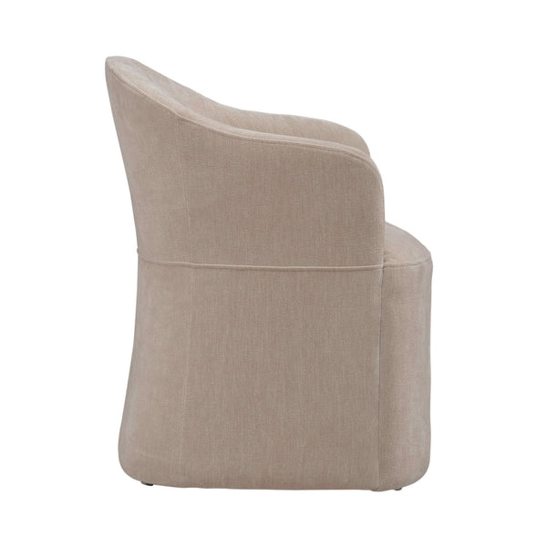 Accent Dining Chair w/ Casters - Wicker - 731-ADC90-WK