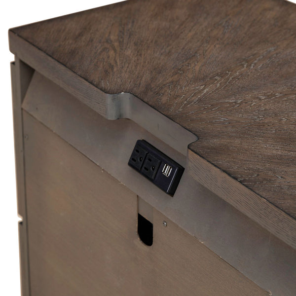 Cascade Falls Nightstand w/ Charging Station